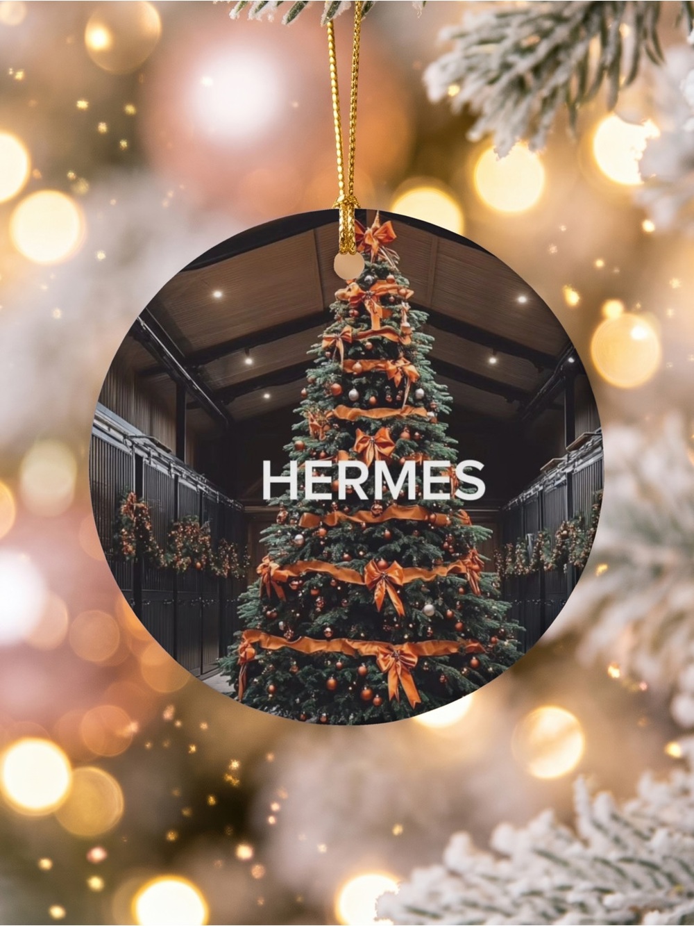 HANDMADE FASHION Ceramic Christmas Ornament